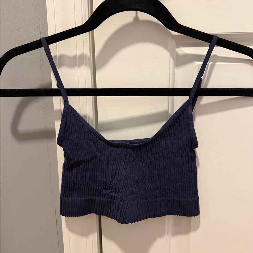 Navy Blue Sports Bra